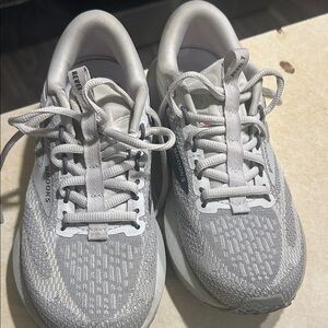 Brooks Light Gray Athletic Sneakers